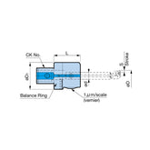 EWB Boring Head Cylindrical Toolholder Type (For high speed finishing/ Built-in manual balance adjustment function )Diameter: ø1 - ø50 - Big-tools Industrial Supply Tools for Metal Cutting